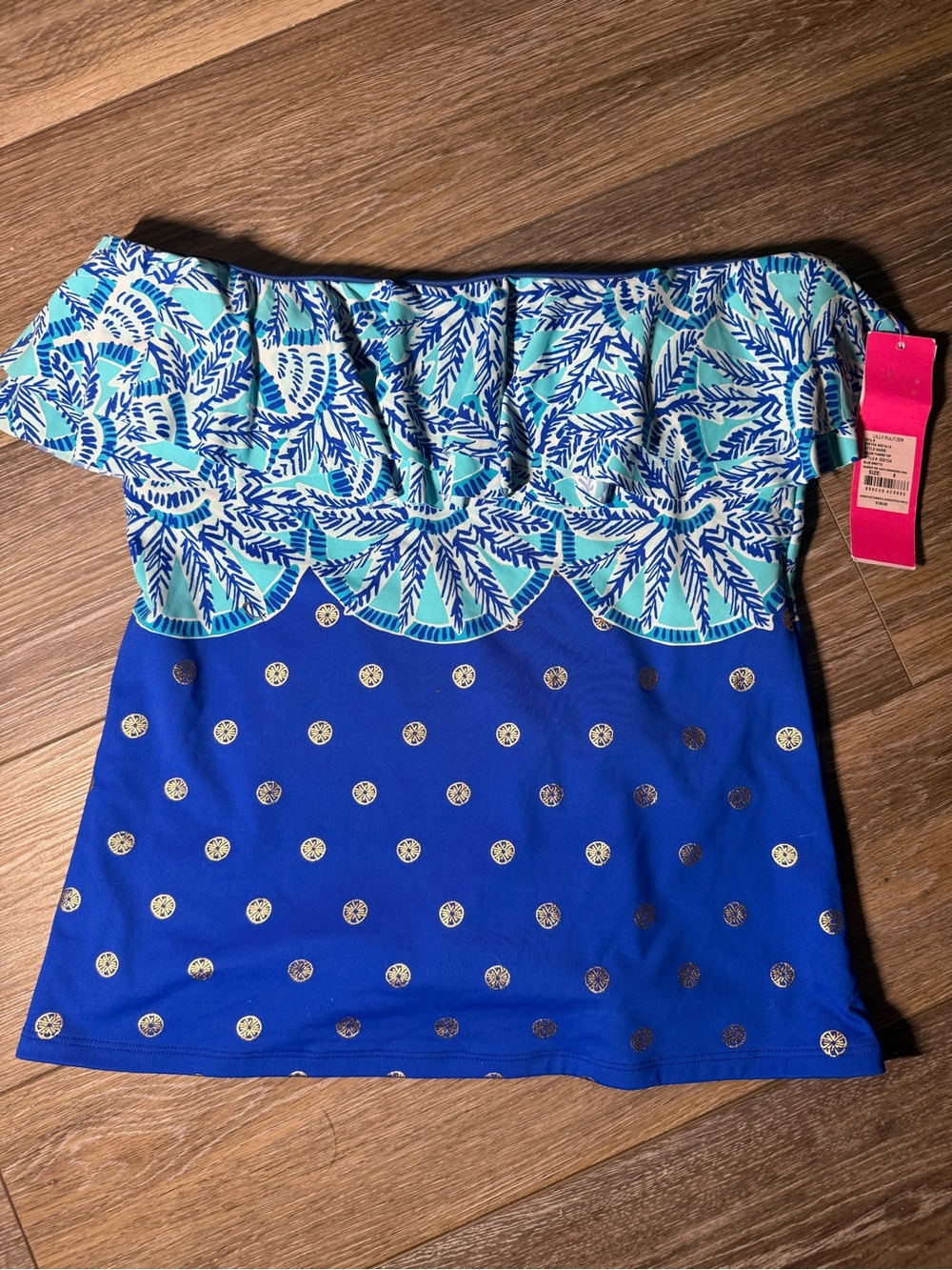 NWT Lilly Pulitzer Strapless Swim Top